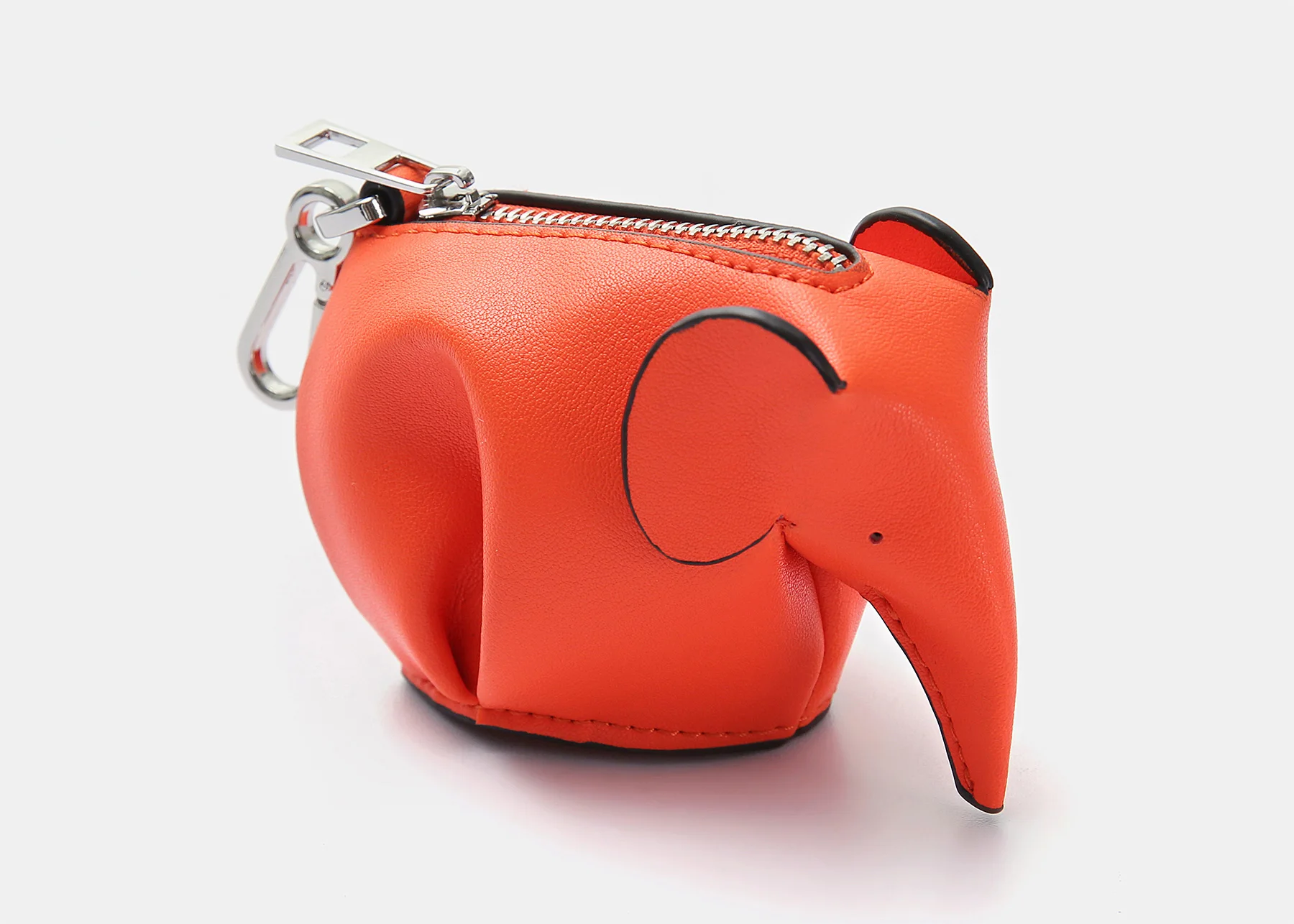 Girl Cute New Animal Ornament Small Wallet Mini Leather Elephant Coin Purse Keychain Charm Fashion Simplicity Casual Hot Sale