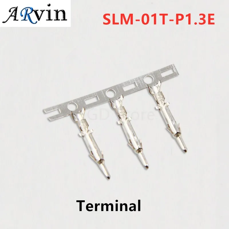 

50pcs JST Connector SLM-01T-P1.3E Terminal Wire Gauge 20-26AWG