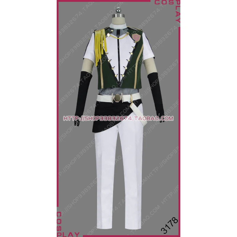 

Star-Myu Starmyu High School Star Musical Team Hiragi Ugawa Akira 2nd SHOW TIME Chameleon Star Ver. Uniform Cosplay Costume S002