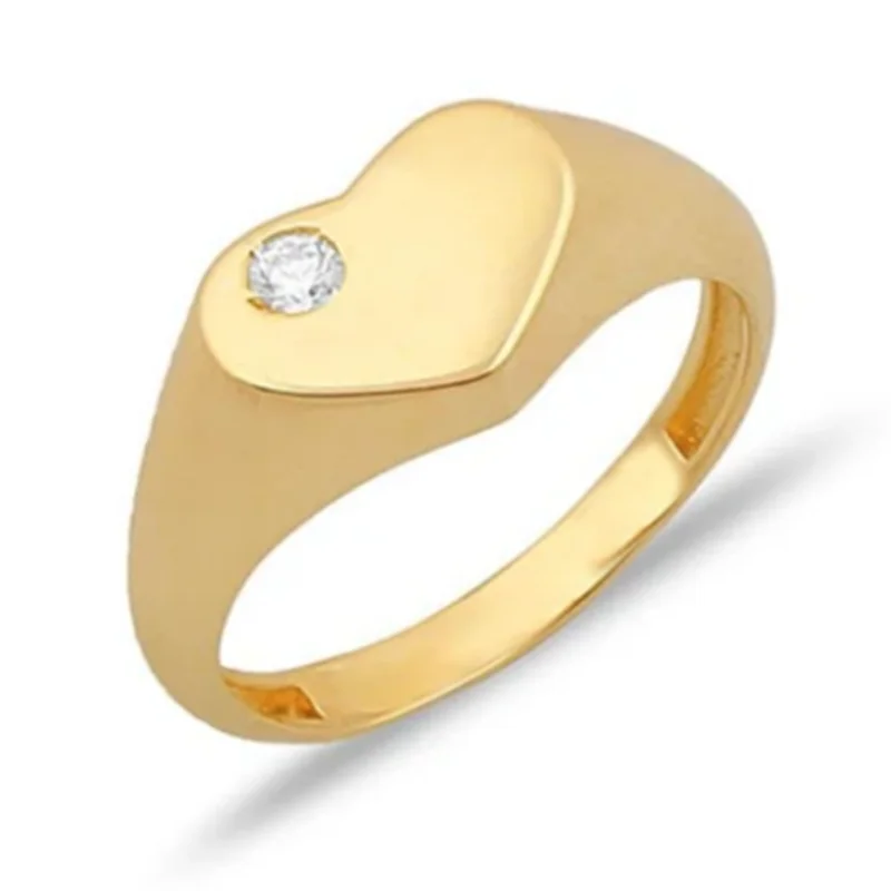 

Custom 925 Solid Silver Heart Ring With Zircon Engagement Name Ring Lover Ring Christmas Memorial Gift
