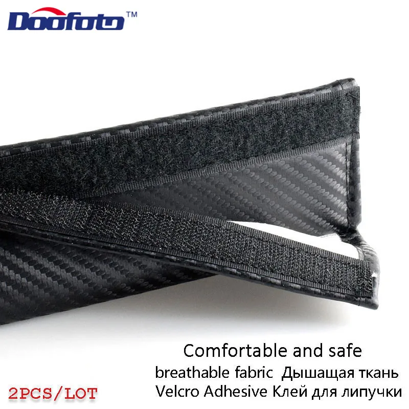 Doofoto Car Styling Seat Belt Cover Shoulder Protective Padding For Daihatsu Terios Sirion Mira Materia Rocky YRV Feroza Charade