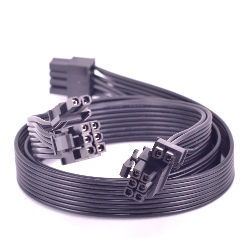 PCI-e 8Pin 1 to 2 Port 6+2pin Spliter Power Supply Cable Dual PCIe 8 Pin 6Pin for Corsair CX850M CX750M CX600M CX500M CX430M