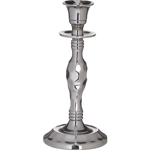 M'art Home Shinny Silver Candelabra 9x20 cm