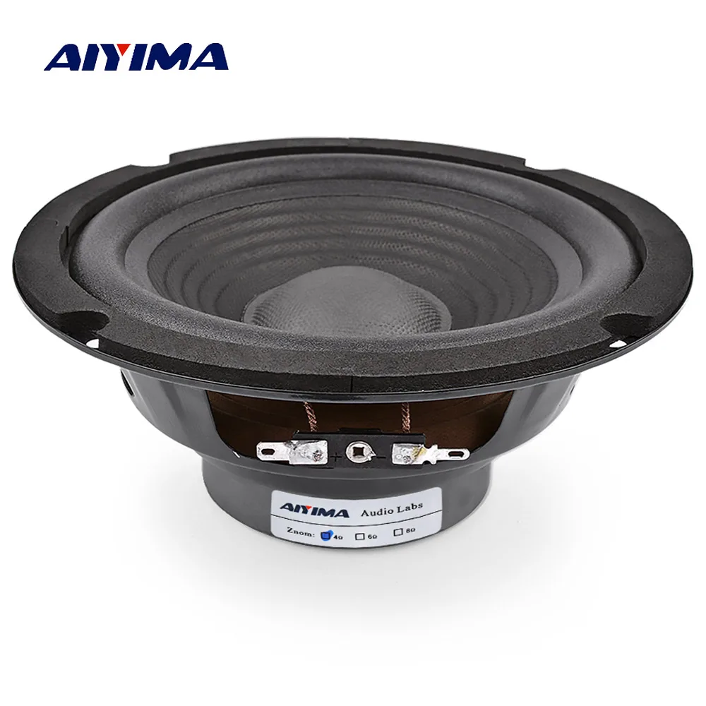 AIYIMA 1Pcs 6.5 Inch Midrange Bass Speaker 150W 4 8 Ohm Audio Speaker Amplifier Sound Woofer Loudspeaker Home Theater