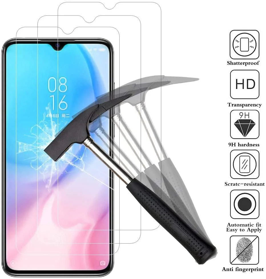 2 in 1 Tempered Glass For Xiaomi Mi A3 A2 9Lite Camera Lens Film Mi9T Cover Screen Protector For xiaomi MiA2 MiA3 CC9 Glass