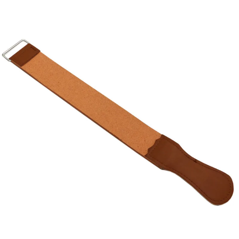 High Quality Leather Sharpening Strop Sharpener for Barber Open Straight Razor Shaving Knife Wholesale