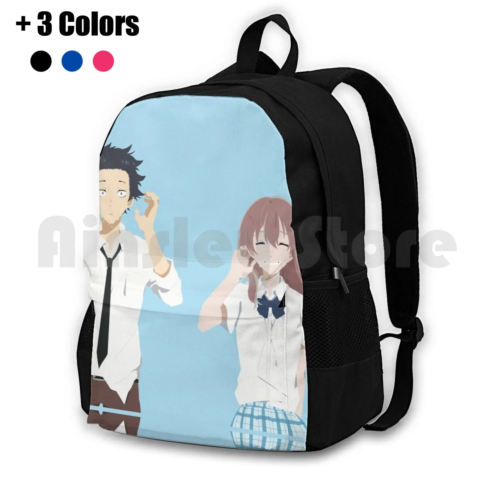 Koe No Katachi-A Silent Voice Best Couple Outdoor Hiking Backpack Riding Climbing Sports Bag Koe No Katachi A Silent Voice Koe