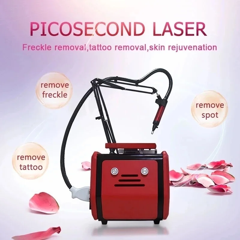 Portable Nd Yag Laser Pico Laser 755 1320 1064 532nm Picosecond  Beauty Machine For Tattoo Removal Beauty Machine