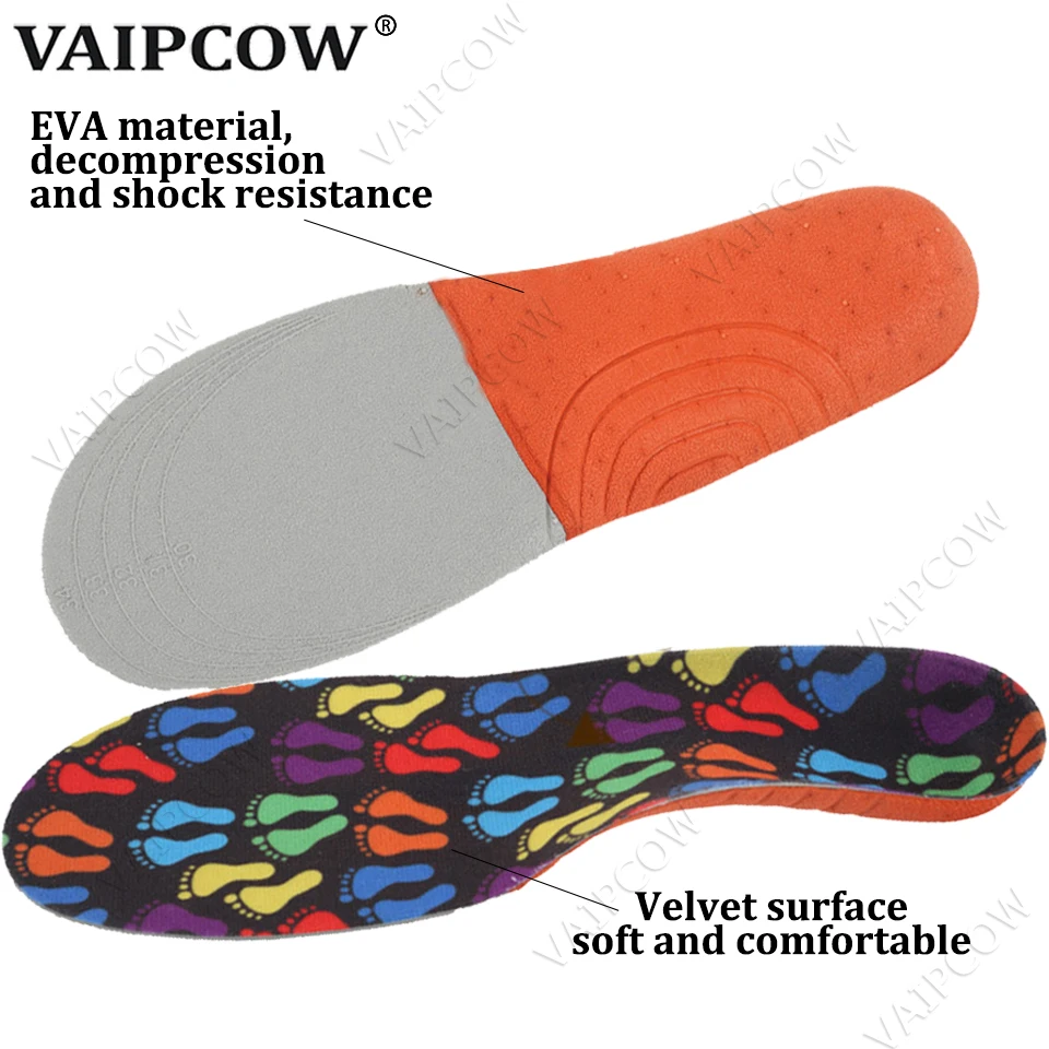 New Kids Orthopedic insoles for Children Flat Foot Arch Support Orthotic Pads corrigibil Health Feet Care insoles Orthopedic