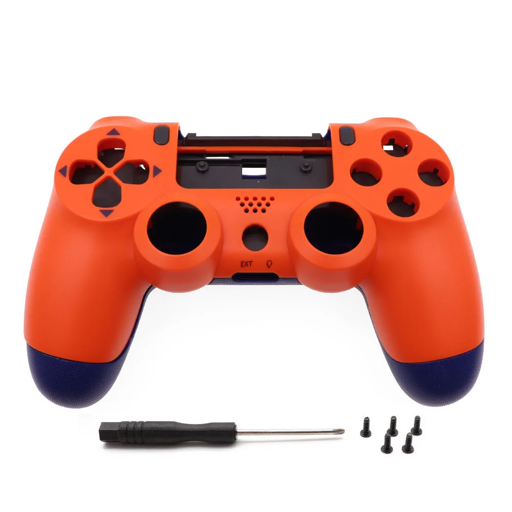Vorne Hinten Gehäuse Shell Fall Für PS4 JDM-050 JDM-055 JDS 055 JDS 050 Controller Mit R1 L1 Schlüssel Halter Unterstützung innere Rahmen
