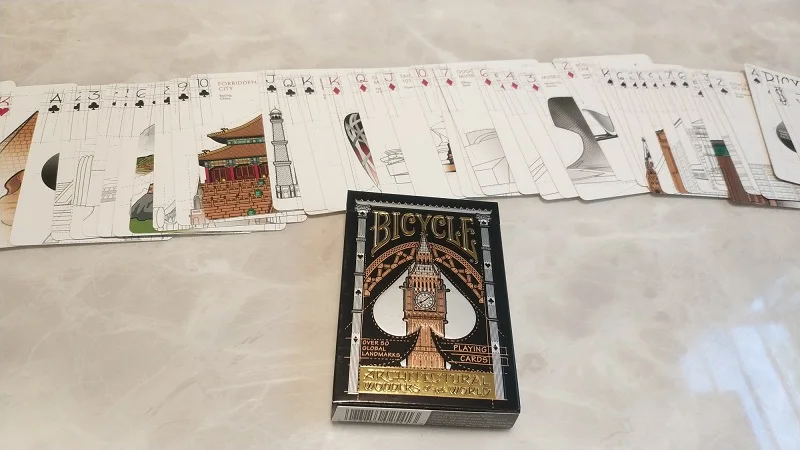 Bicycle Architectural Wonders of the World Playing Cards Deck Poker Size Card Games Hobby & Collectibles