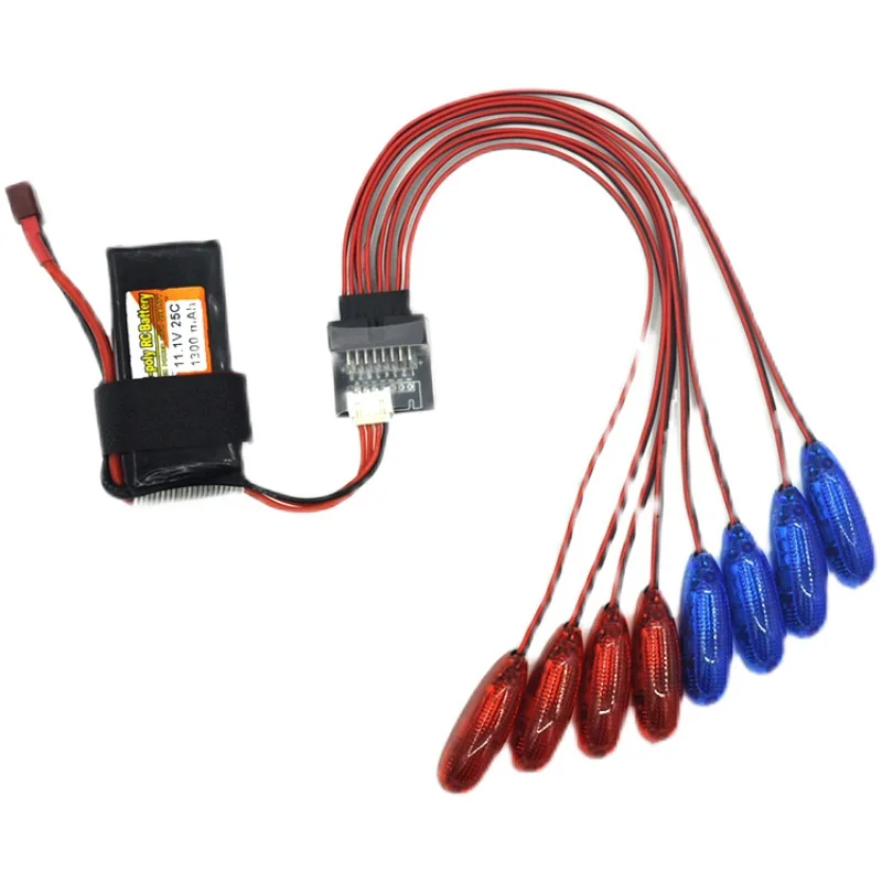 Thấp Mới-Cảnh Báo Điện Áp Điều Hướng Ánh Sáng Đèn LED Lithium Pin Điện Áp Thấp Báo Động Cho RC Máy Bay Cánh Cố Định máy Bay Không Người Lái Xe Thuyền