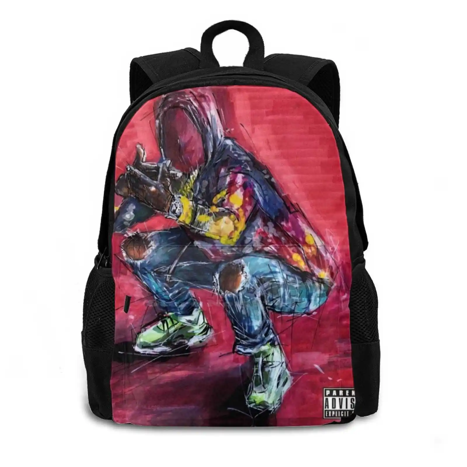 Westside Gunn Flygod Is An Awesome God Pattern Design Bag Student'S Backpack Roc The Pimpire Strikes Back East Coast Hip Hop