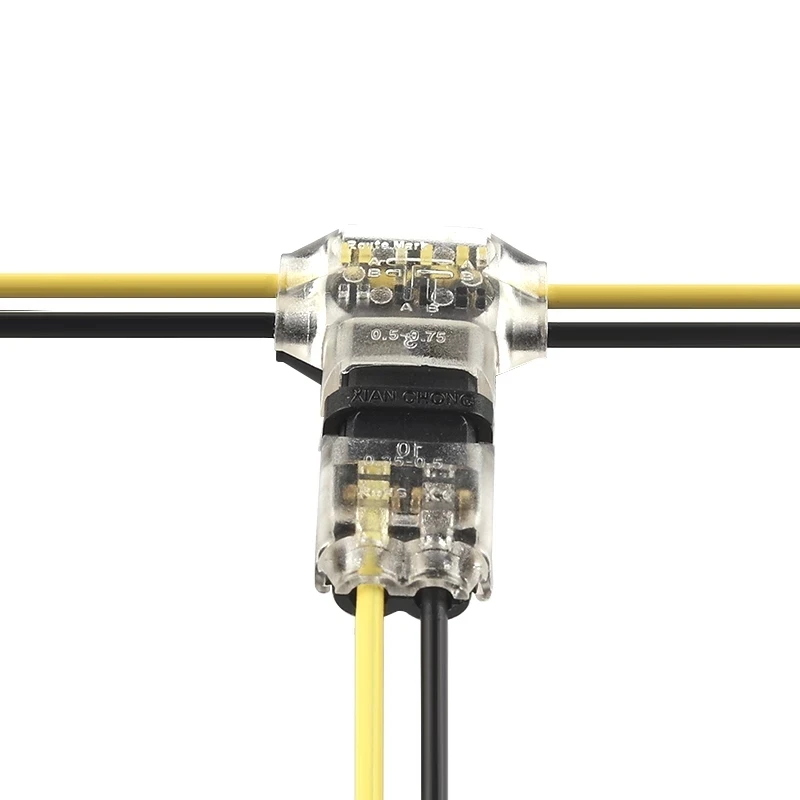 I/TType Quick Splice Scotch Lock Wire Connector For Terminals Crimp For 22-20AWG LED Strip Wire Audio Car Cable Crimping