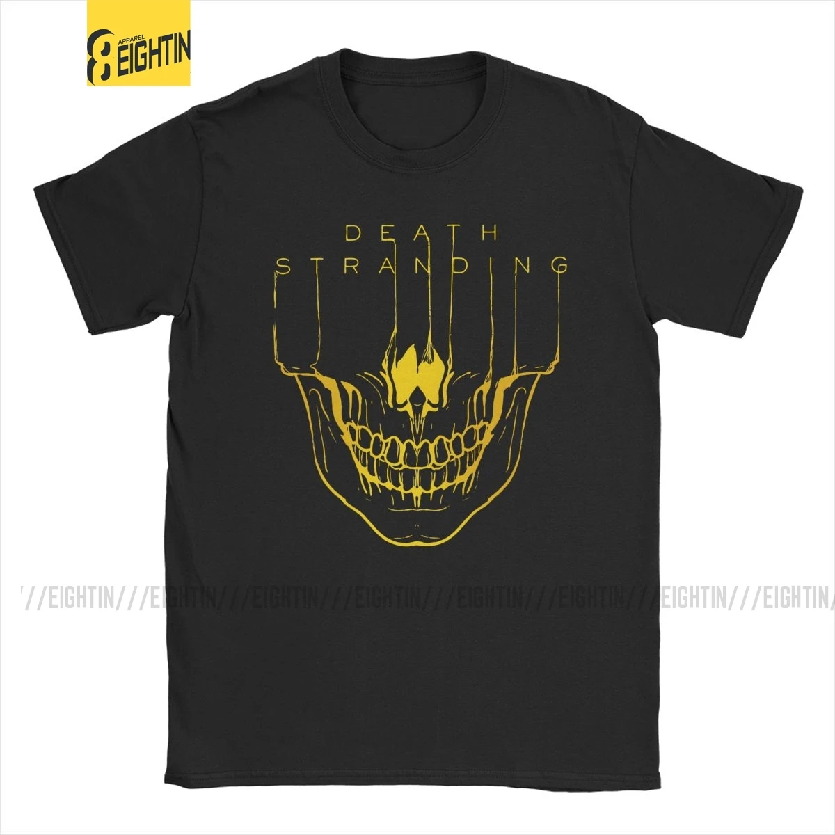 Men Death Stranding T Shirt Kojima Hideo Metal Gear Solid Reedus Norman Game Mgs Cotton Short Sleeve Tee Shirt 4XL 5XL T-Shirt