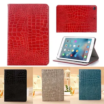 A1566 A1567 Coque für iPad Air 2 Air2 Fall Luxus Krokodil PU Leder Folio Stand 9,7'' Fall Für iPad Air 2 Luxus Flip-Cover