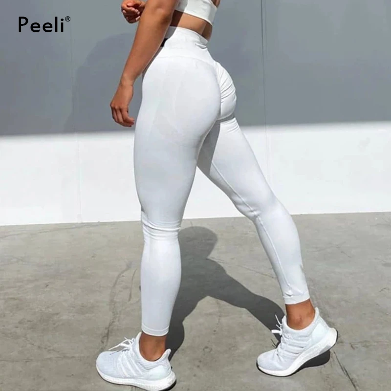 Seamless Leggings for Women Scrunch Butt Gym Leggings High Waist Yoga Pants Nylon Gym Clothes Sport Leggings Running Pant