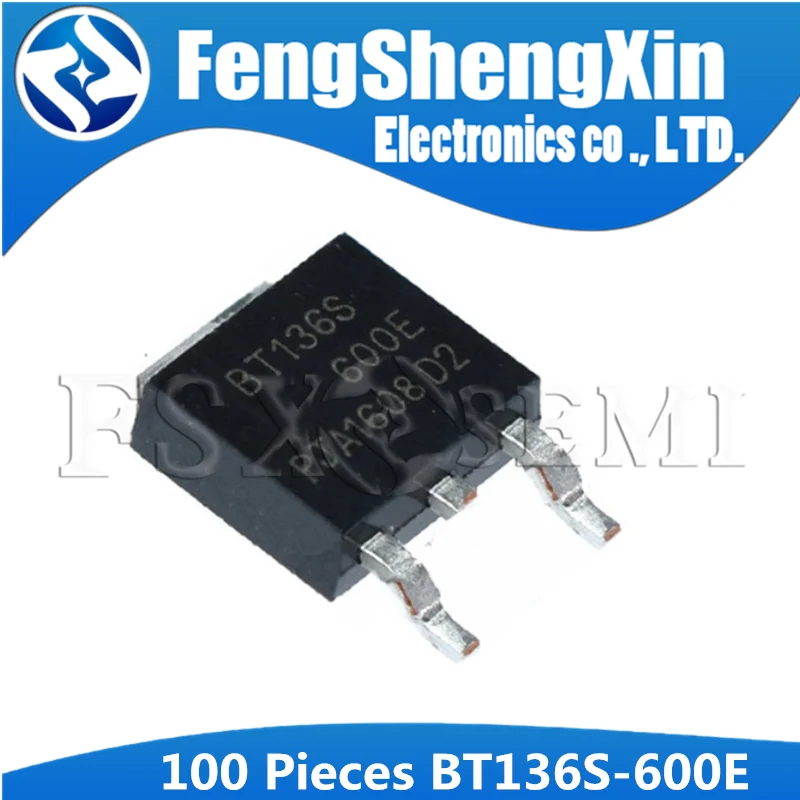 

100pcs/lot BT136S-600E BT136S 600E TO-252 TRIAC