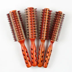 Round Hair Brush Quiff Roller Convenient Curling Roll Hair Brush Vent Brush For Women And Men Hair Brush Barber Accessories