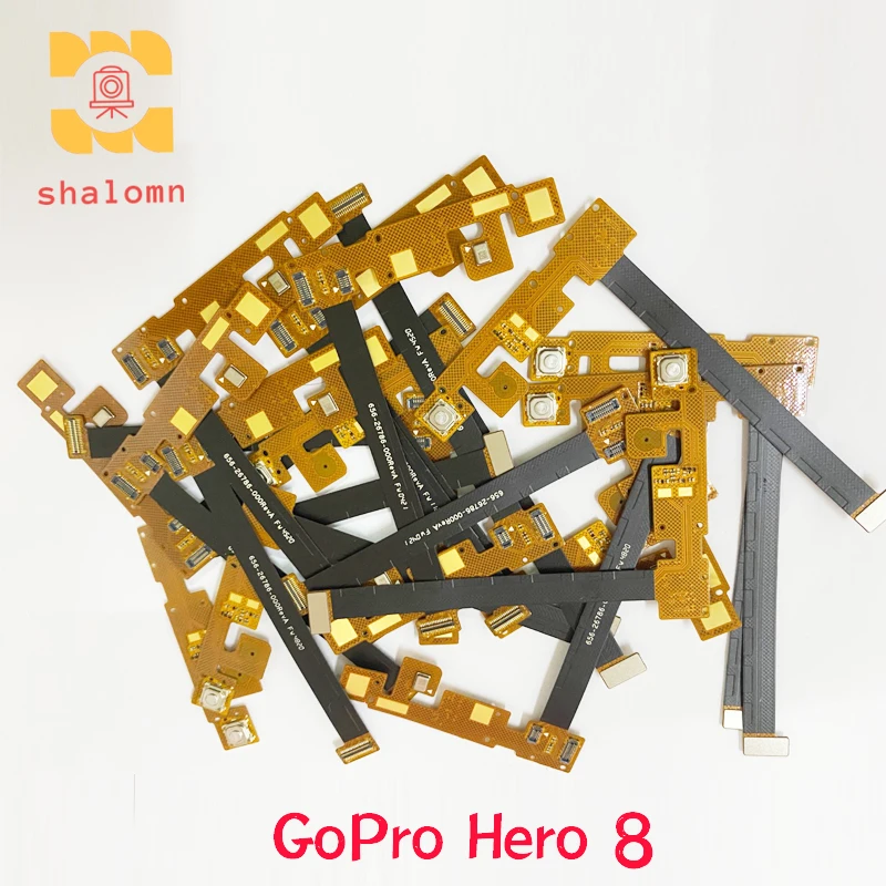 1PCS New Hero8 Shutter Select Micphone Setting Button Flex Cable Repair Parts For Gopro Hero 8 Action Video Camera