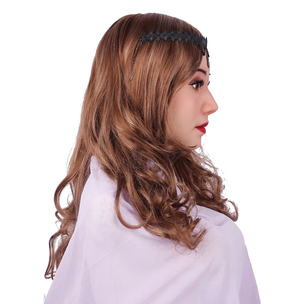 (KS)WOMEN Silicone Head Cover Makeup Crossdresser Cosplay Beauty Accessory Collection Male to Female realistic silicone masks