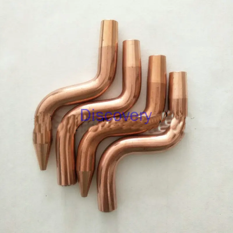 Cr-Zirconium Copper Eccentric Big Bend Electrode Spot Welding Electrode Contact Welding Through Stype Big Bend Spot Welding Head