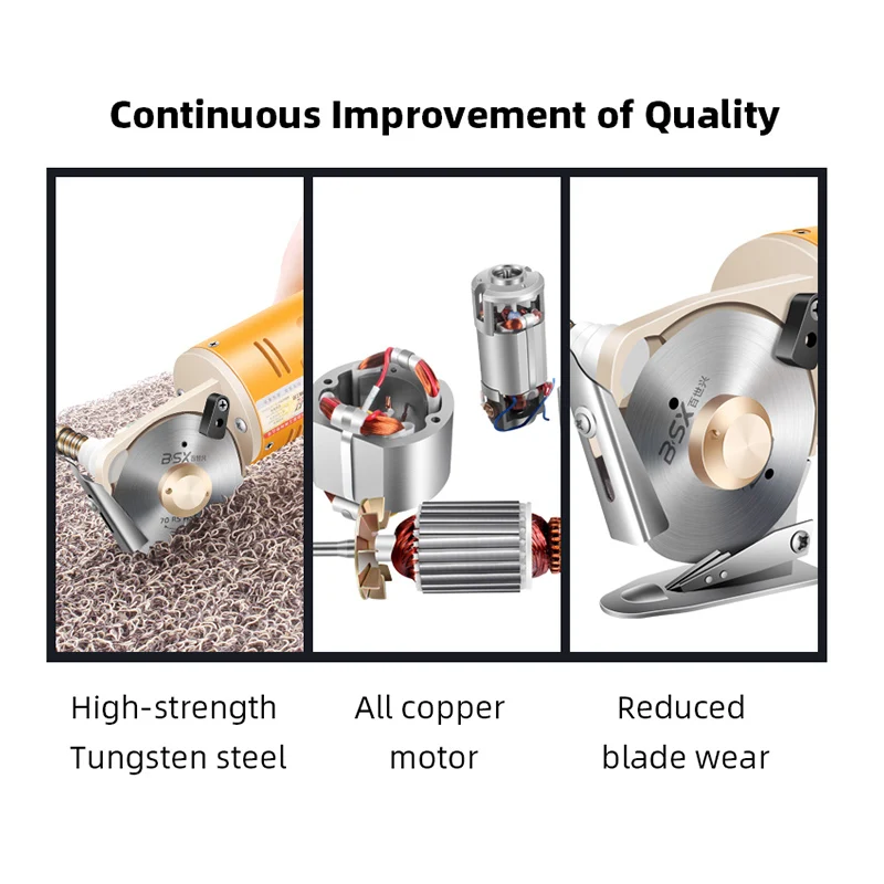 Electric tailoring scissors 220V/110V Fabric Cutting Tools Leather Cloth Electric Cutter Machine Blade Power Tools Cutting Saws