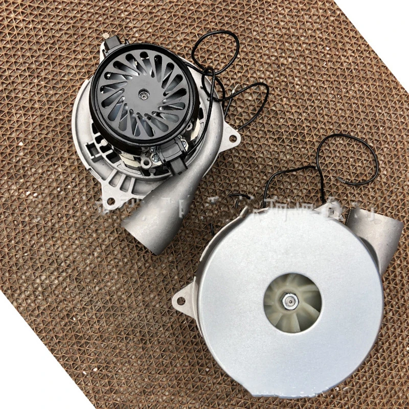 220V 1200W Dust-Free Saw Woodworking Motor Impeller Chainsaw Pumping Wood Powder Ash Folding Push Saw Table Motor
