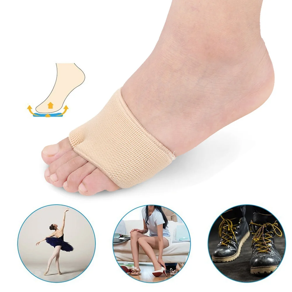 1Pair Soft Metatarsal Pad Metatarsal Sleeve for Forefoot Pain-Metatarsalgia, Morton's Neuroma, Plantar Warts, Corns Sesamoiditis