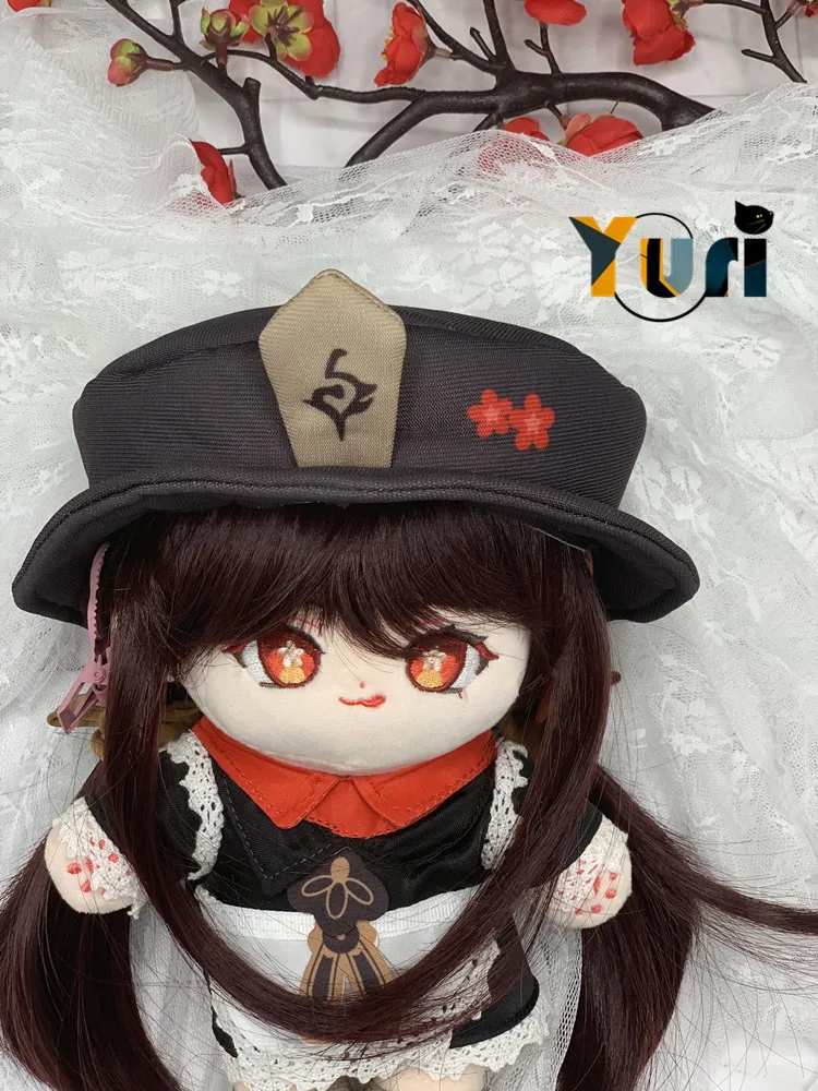 

Limit Genshin Impact Hu Tao Hutao 20cm Plush Doll With Maid Clothes Outfit Toy Soft Cosplay Fan Gift C KM