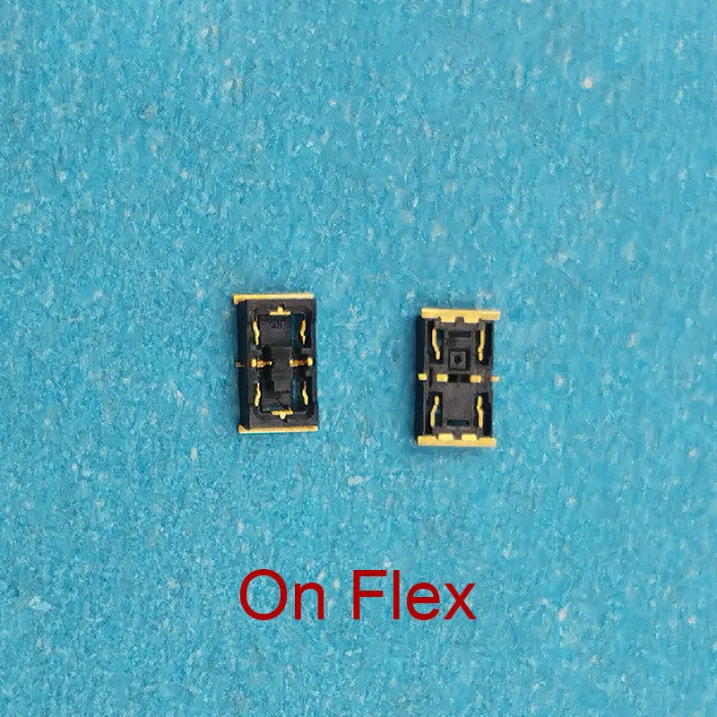 2pcs Inner Battery FPC Connector Holder Clip Contact On Motherboard For Sony Xperia 10 PlUS 10+ X10 P I4293 i4193