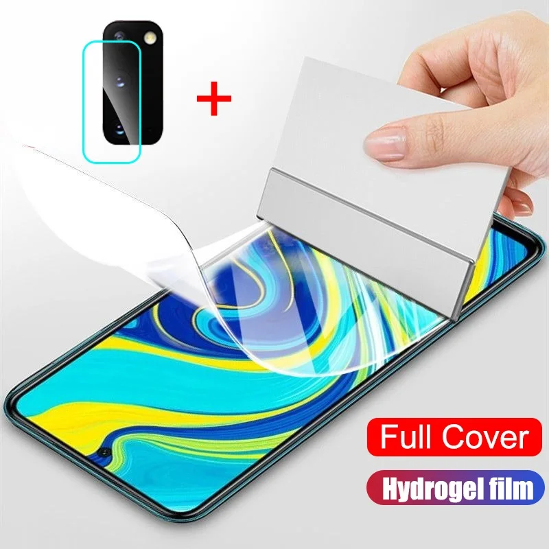 Full Cover Hydrogel Film For Xiaomi Redmi 10X 5G Screen Protector For Redmi 10X 5G Camera For Redmi 10X 5G 6.57inch