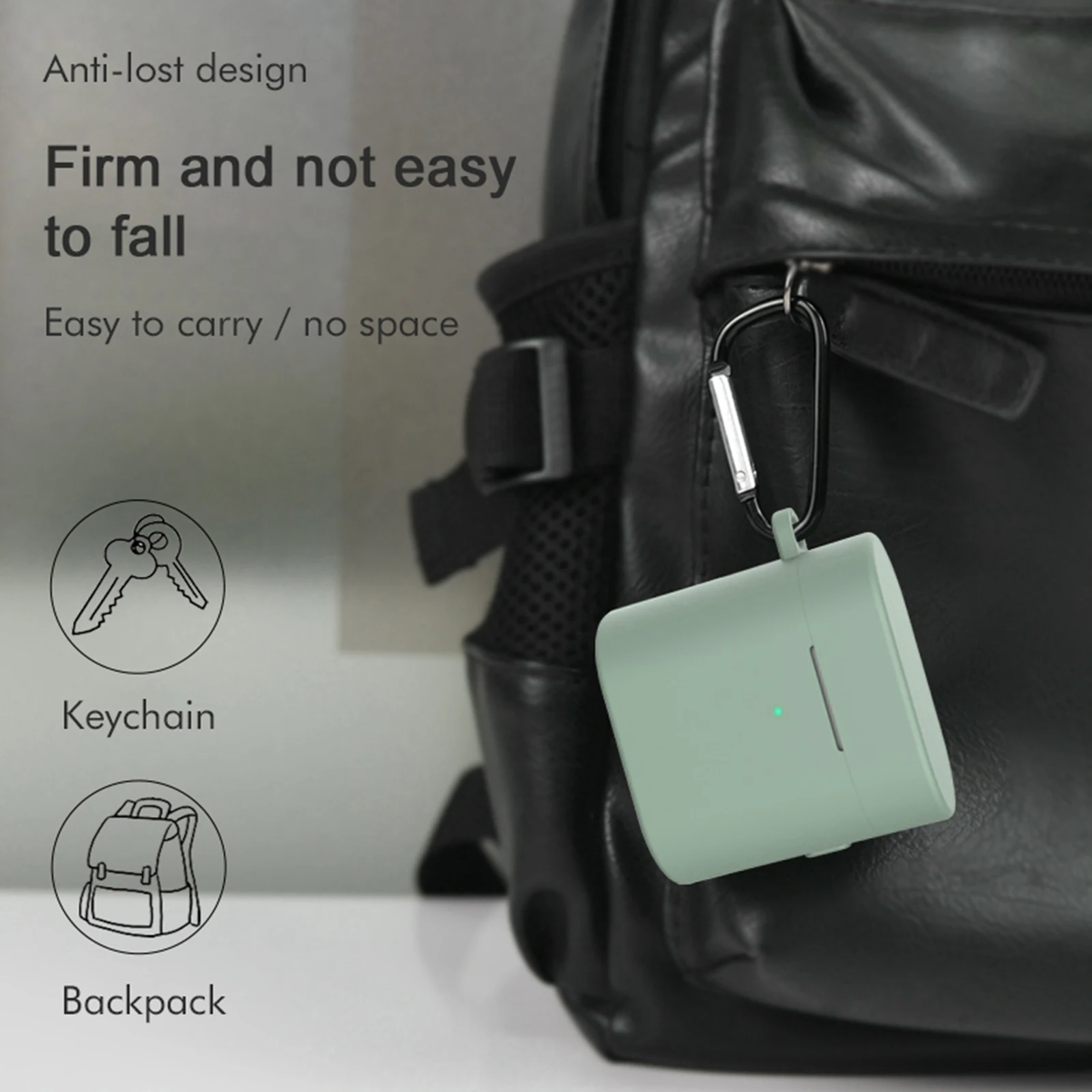 Funda de silicona suave y duradera para auriculares, cubierta de auriculares y mosquetón para Xiaomi Air2, Air2s, Air 2, 2s