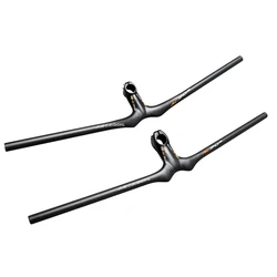 Newest ASIACOM AC90 Mountain bike full carbon bicycle handlebar stem integratived 600-760x70-120mm 28.6mm clamp MTB new
