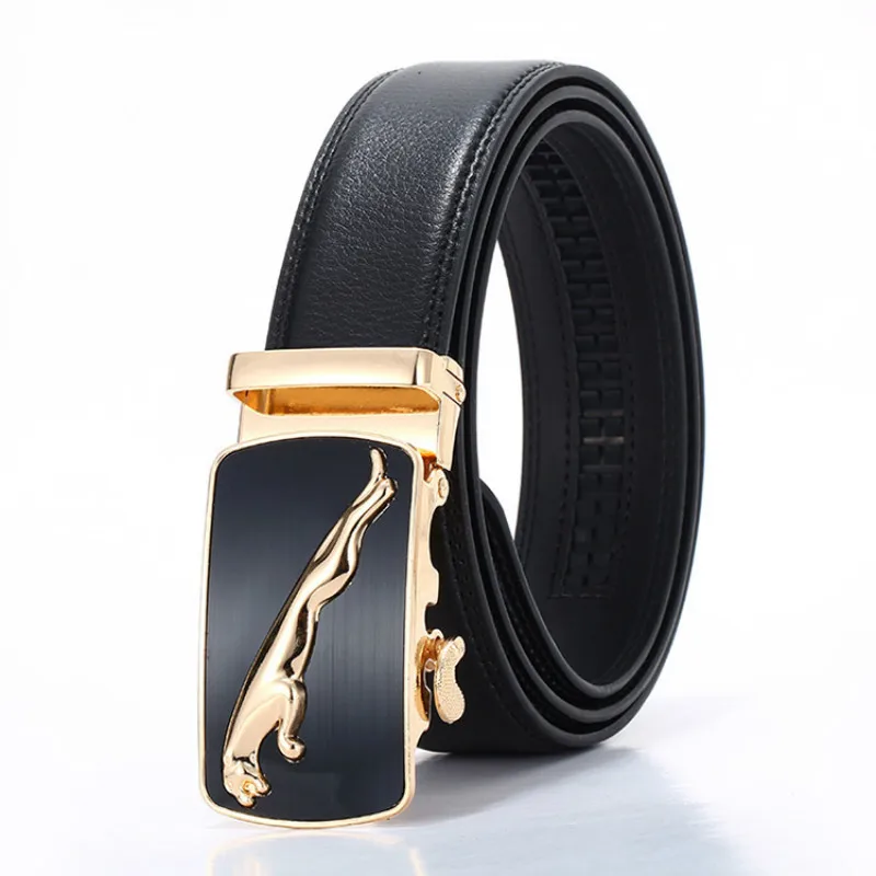 new Men belt fashion pu Alloy Automatic buckle belt business affairs casual decoration belt men's belts 3.5cm luxury fashion