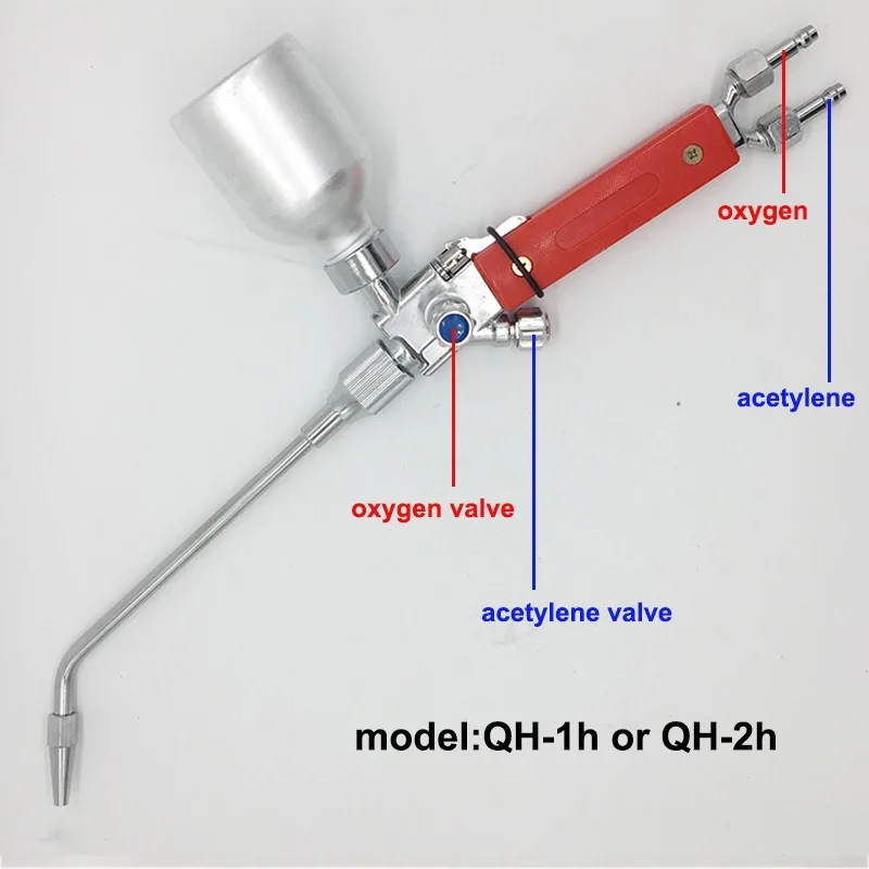 Imagem -06 - Tocha de Soldagem de Pulverização de pó de Metal Chama de Acetileno de Oxigênio Alta Qualidade