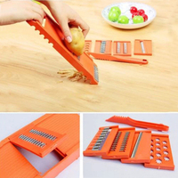 7pcs/set Vegetable Fruit Potato Mandoline Slicer Peeler Dicer Cutter Chopper Grater Vegetable Cutter Kitchen Accessories Tools