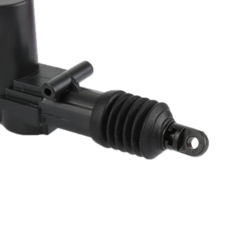 Sistem Alarm Mobil Penguncian Sentral 2 Kawat Daya Otomatis Aktuator Kunci Pintu Kunci Hitam & Perangkat Keras Bagian Eksterior Mobil