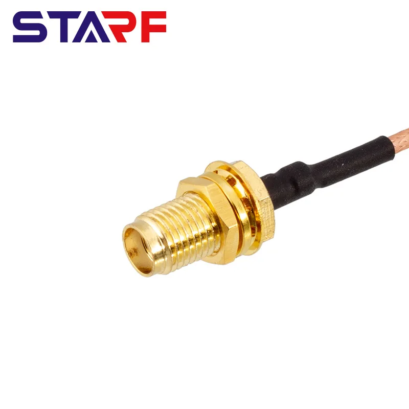 Car networking RF wire processing SMA 4G cable RG178 tail bifurcated RF feeder car intelligent logistics