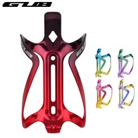 GUB Dazzle Color Bicycle Water Bottle Cage MTB Bottle Mount Rack Holder Road Bike Cycling Aluminum Alloy Bidon Cage Holder Mount