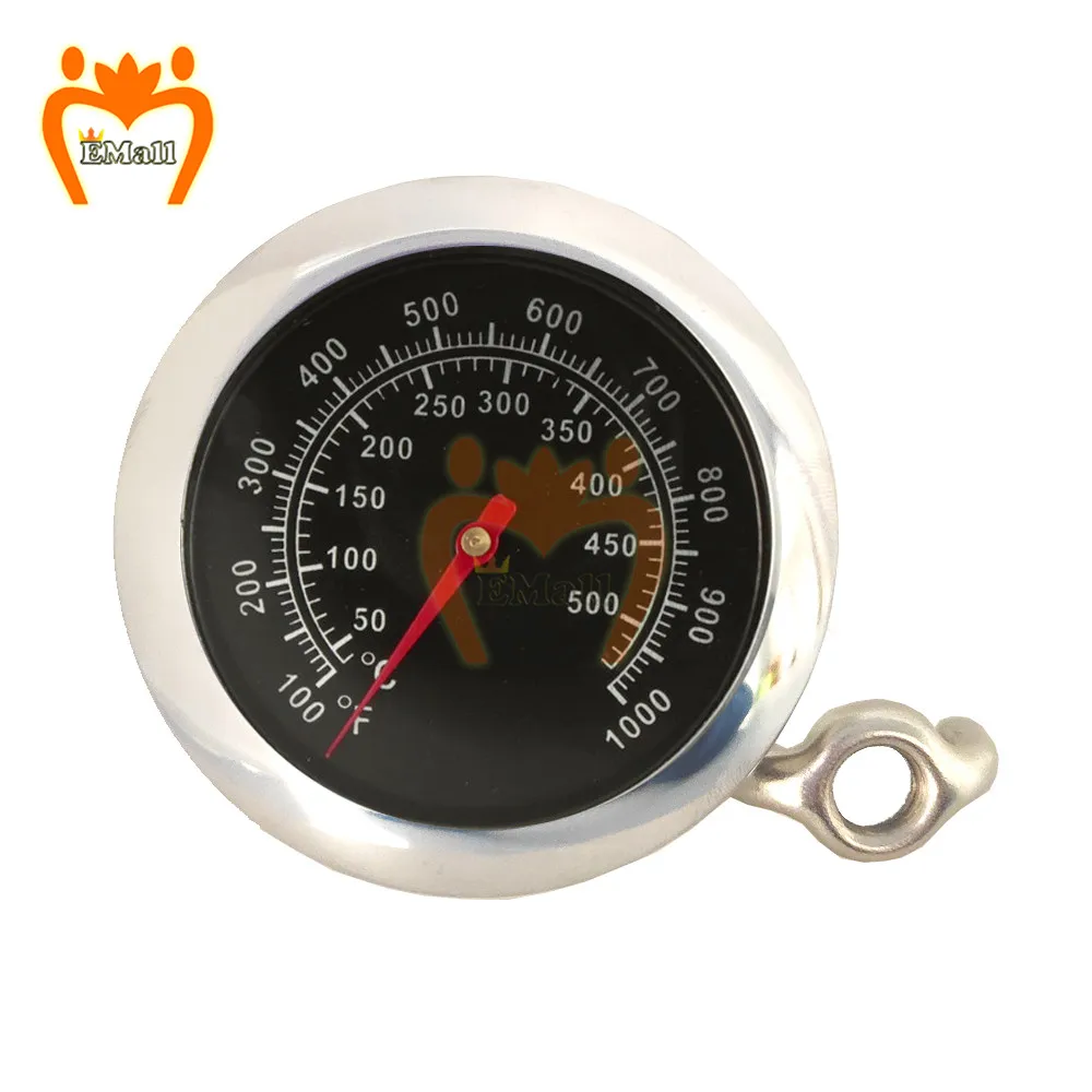 50-500 celsius aço inoxidável churrasqueira termômetro fogão a carvão cozinhar carne medidor de temperatura dos alimentos sensor forno de pizza