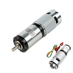 42MM 775 Precision Permanent Magnet DC 12V24V Planetary Reducer Gear Motor / Encoder / Rear Output Shaft