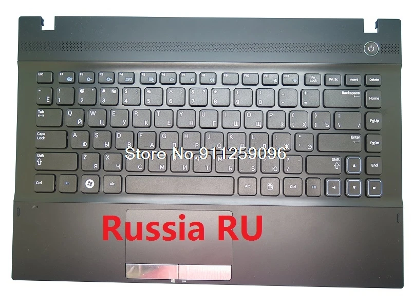 Laptop PalmRest&Keyboard For Samsung NP300V4A 300V4A Arabia AR English US Russia RU BA75-03218E With Touchpad Speaker New