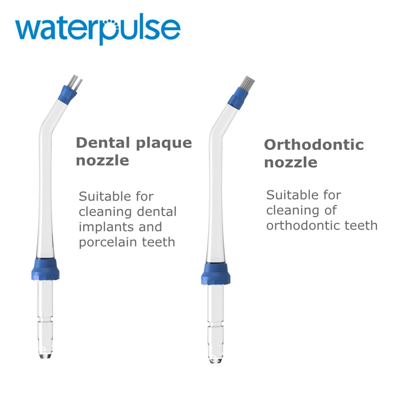 Waterpulse – buse originale pour irrigateur Oral, pour tête de fil dentaire, Jet d'eau électrique V300/400/500/700, 5 pièces