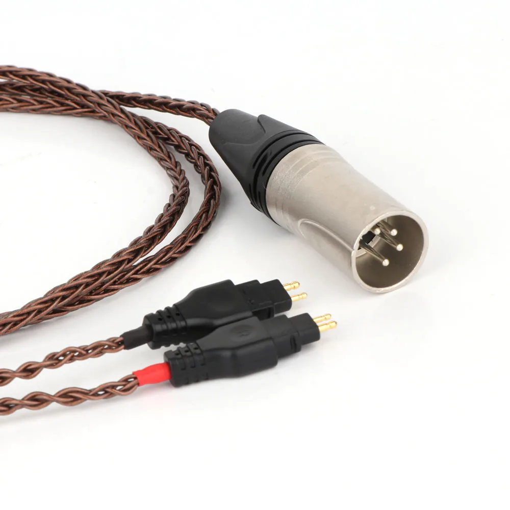 HC003 XLR 4Poles Balanced Cable for HD600/HD650/HD580 to PonoPlayer/XLR/A&K/Onkyo