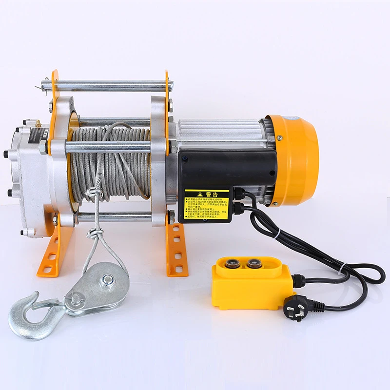 500-1000/400-800 Aluminum Shell Crane 380V/220V 50Hz Multifunctional Electric Aluminum Shell Crane Home Decoration Lifting