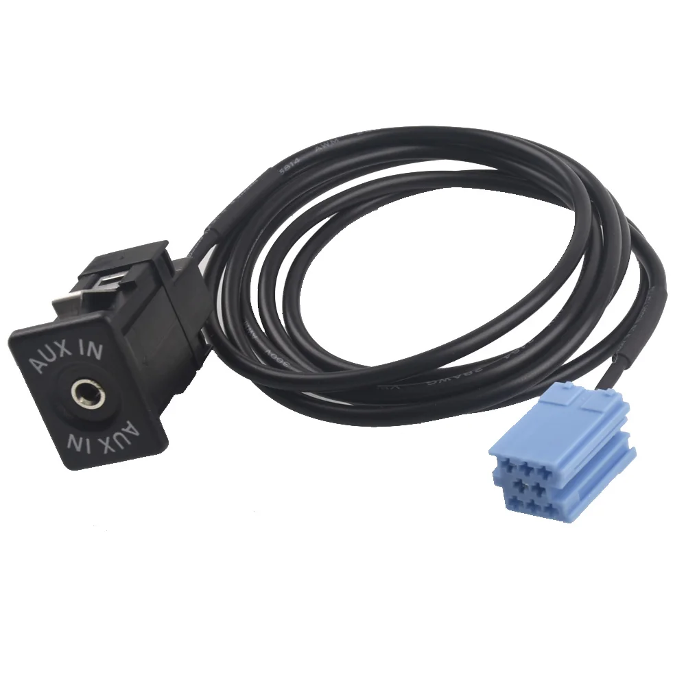 8Pin Aux Audio Cable Socket Interface Adapter Cable For VW Golf Passat B5 Bora Polo for Audi Blaupunkt