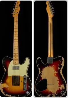 relic  Andy Summers Tribute Guitar  Masterbuilt Yuri Shishkov Aged Active pickup Limited Edition Masterbuilt Vintage