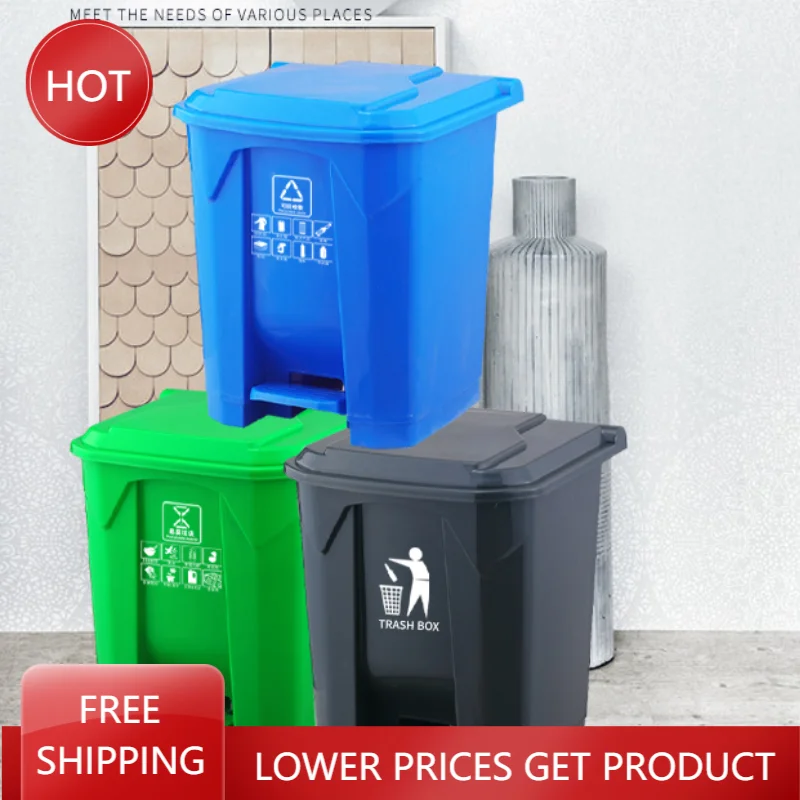 

Kitchen Trash Can Big Size Bathroom Garbage Office Trash Can Kitchen Accessories Storage Basurero Cocina Household Merchandises