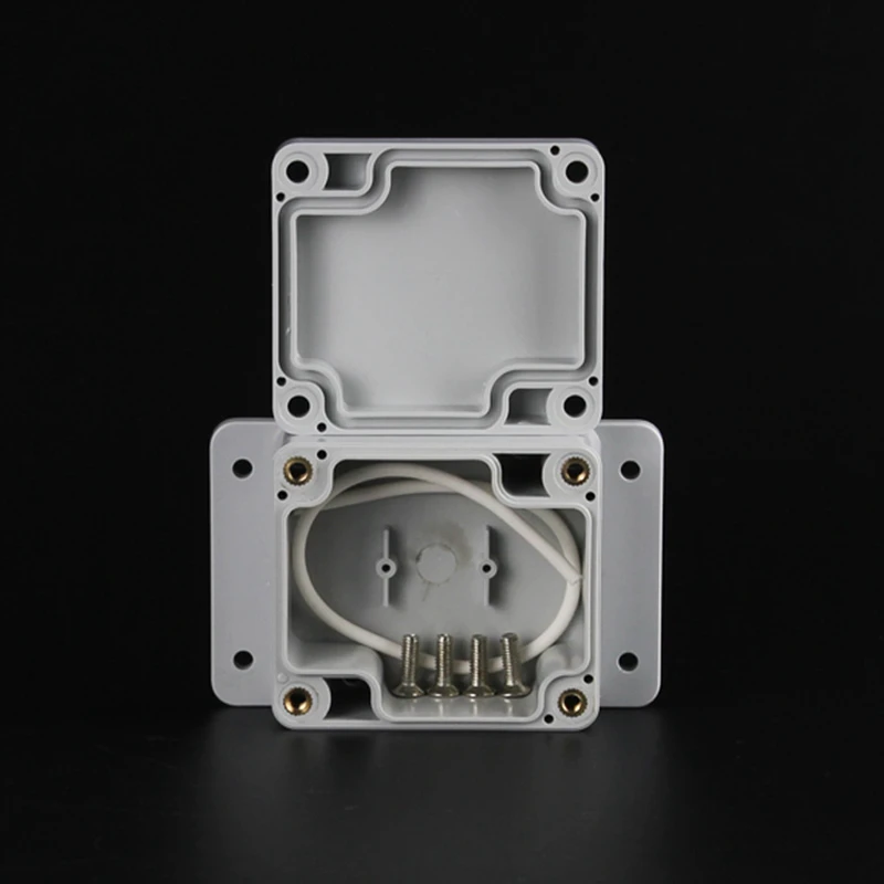 63x58x35mm ABS IP65 Waterproof Plastic Wire Junction Box With Mounted Distribution Enclosure Project Case Electronic Terminal